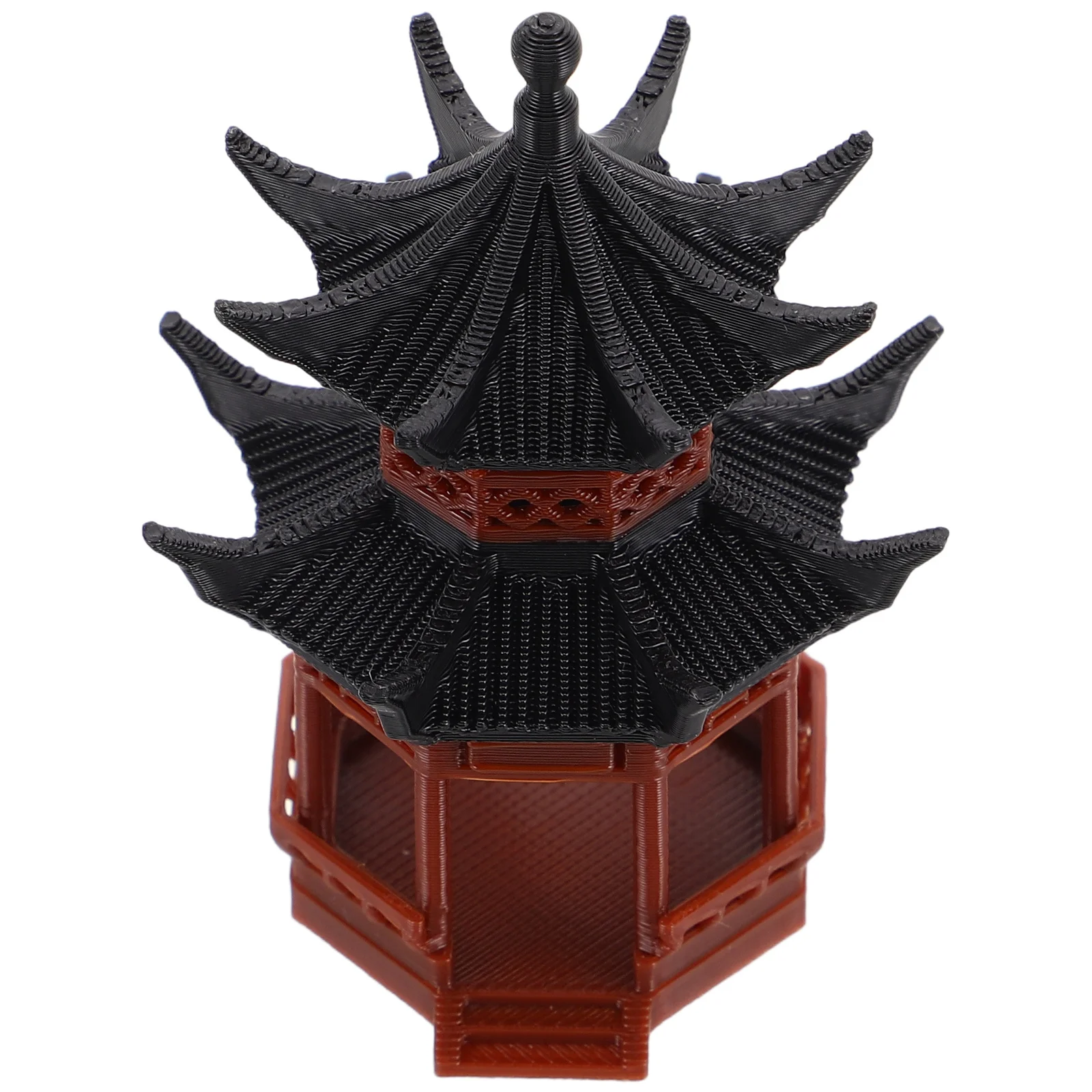 Mini Zen Garden Pagoda Ornament Micro Paesaggio Accessori per Bonsai Acquario Decor Decorazione del Piccolo Paesaggio a Tema Asiatico