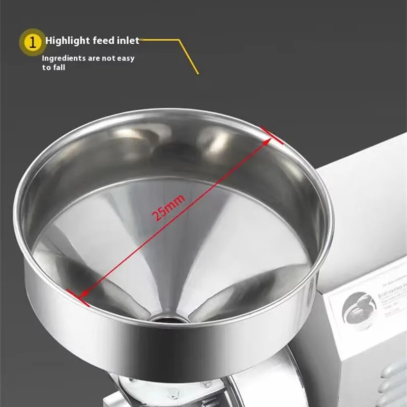 Machine électrique de fabrication de beurre d'arachide, machine de pâte de sésame, rectifieuse de noix