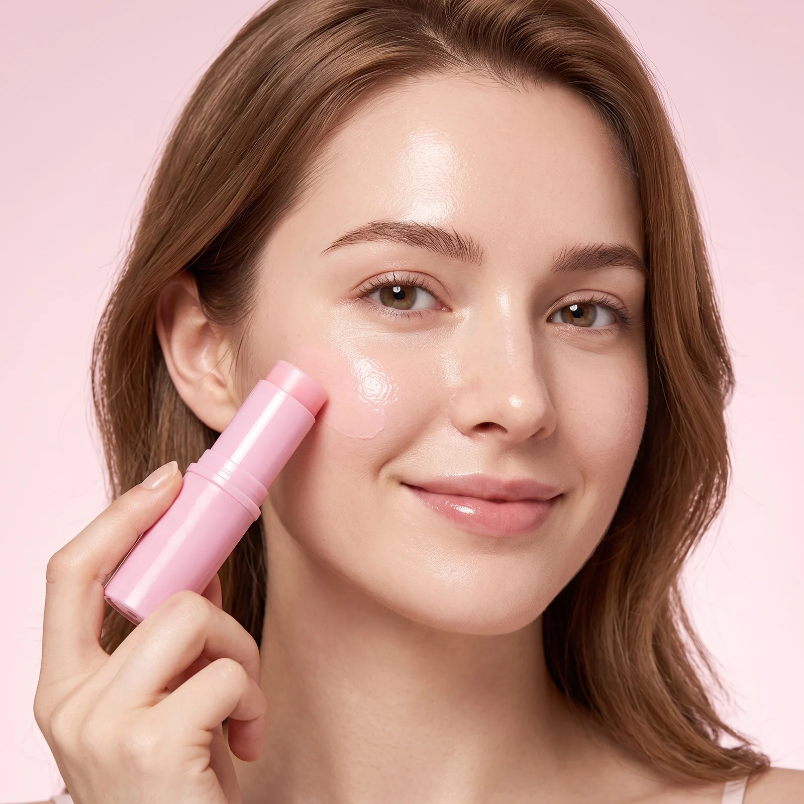 2026 New PDRN Pink Collagen Volume Multi Balm Stick For Under Eyes/Neck/Lip Fine Lines K-Beauty Hydrating Multi Balm Makeup Base