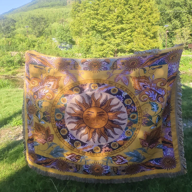 Sofa Blanket, Lunch Break, Outdoor Picnic Blanket, Bohemian Blanket