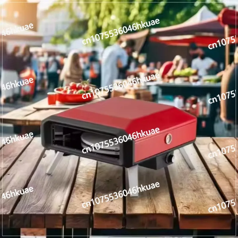 

16-Inch Battery-Powered Pizza Oven: Auto-Rotating, 500°C Heating, Foldable Legs – No Electricity Required, Outdoor Use (CE/AGA)