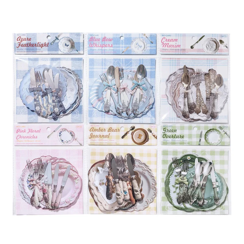 24 مجموعة/1 مجموعة Kawaii سجل القصاصات ملصق أدوات المائدة يوتوبيا المجلات سكرابوكينغ لوازم مخطط القرطاسية الزخرفية ملصق