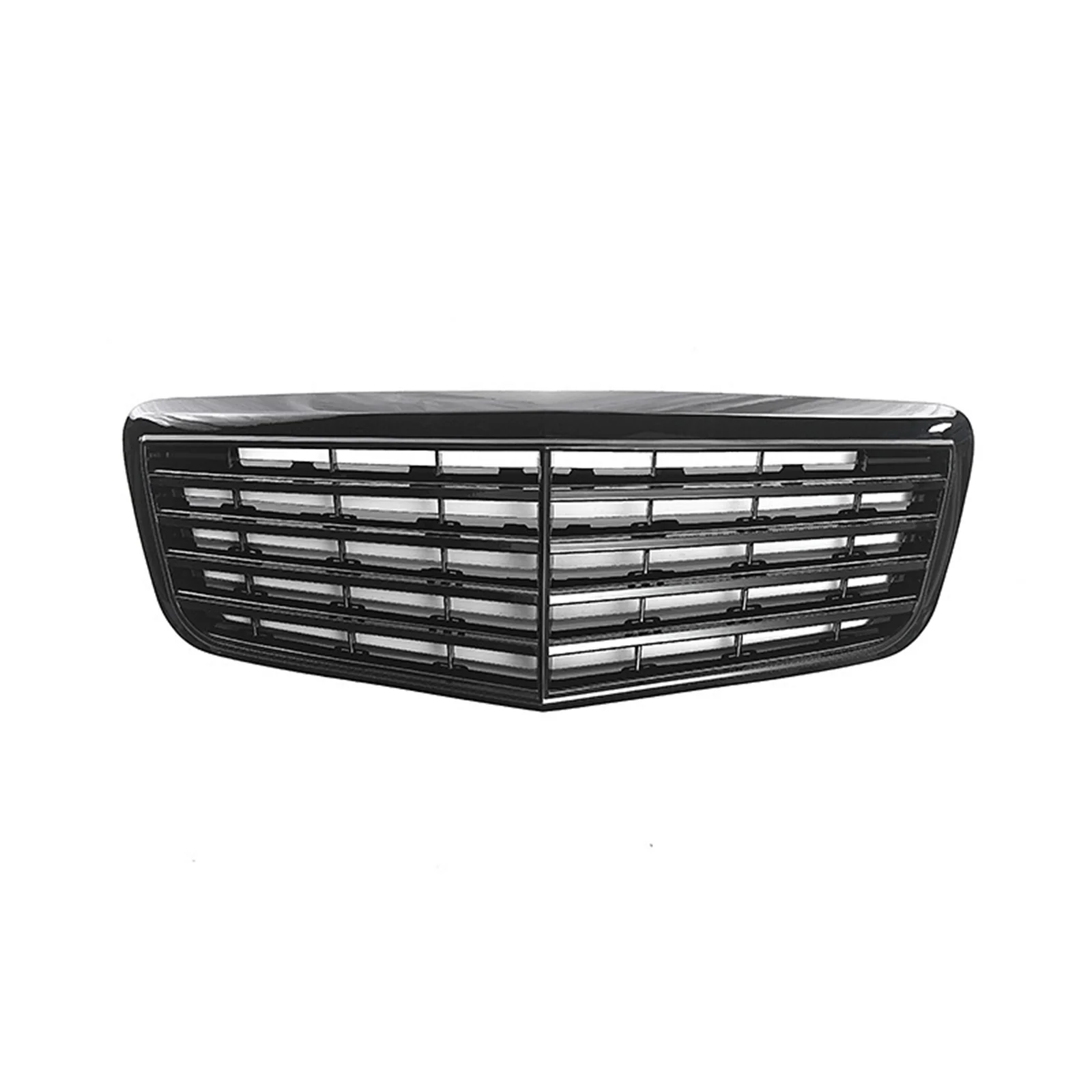 For Mercedes Benz E Class W211 2006-2008 Car Front Bumper Grilles Hood Racing Grills Body Kits Exterior Parts Replacement Black