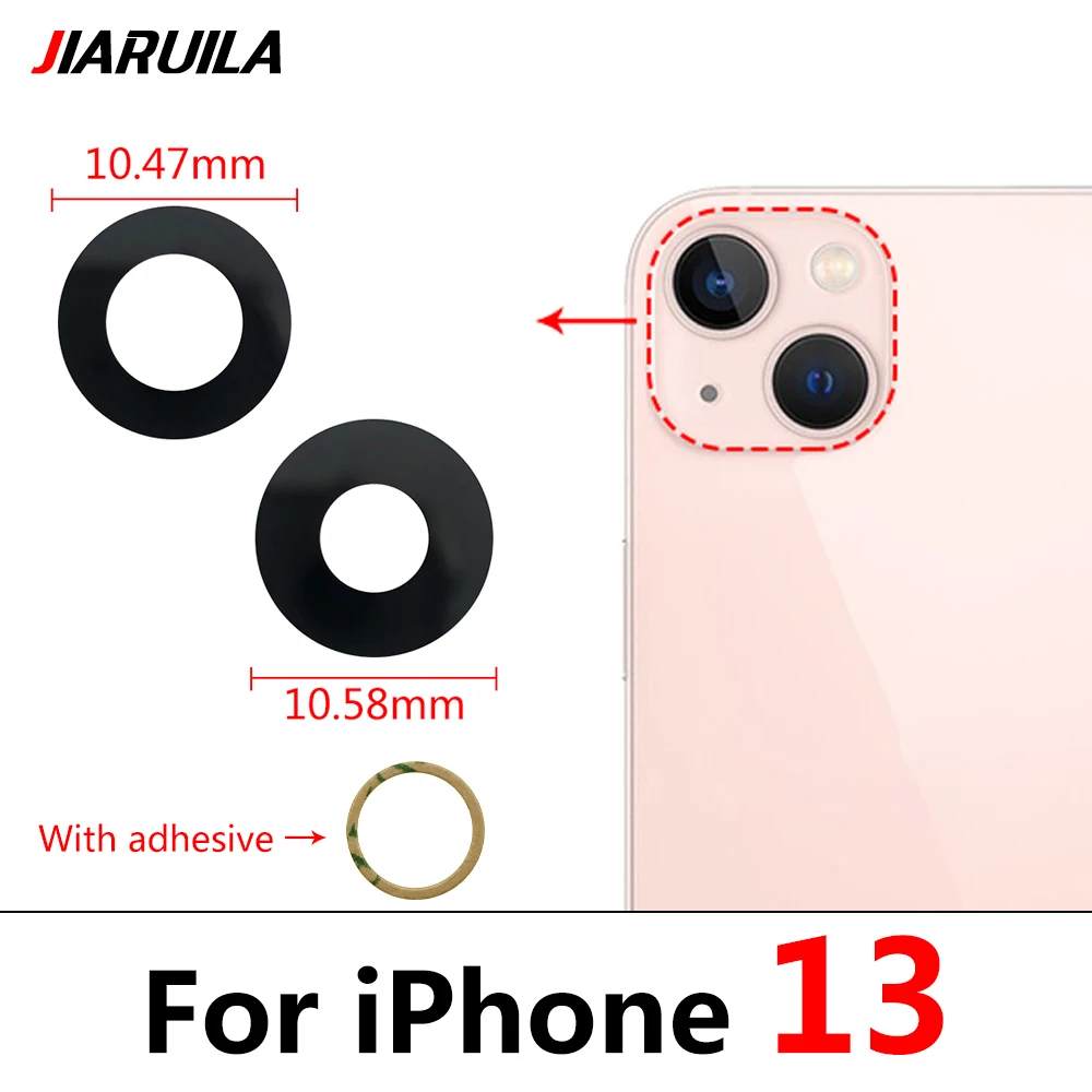 IPhone 13 pro maxおよびmini用リアカメラレンズ,スペアパーツ,新品