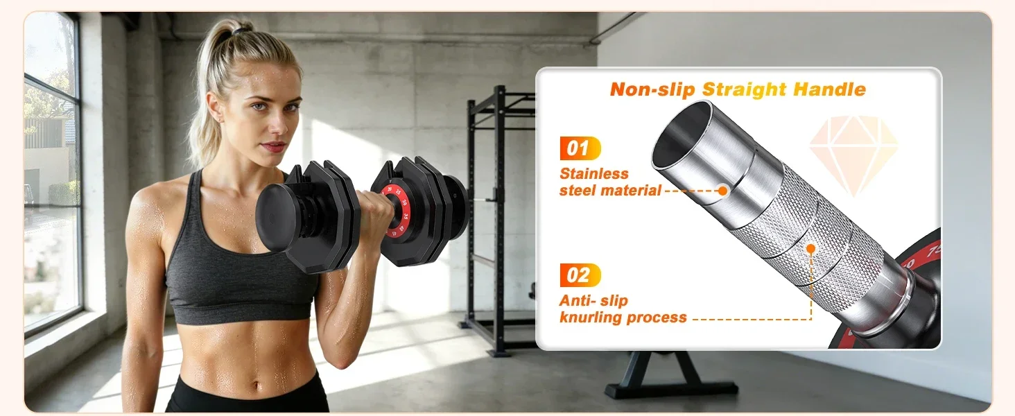 adjustable dumbbells set