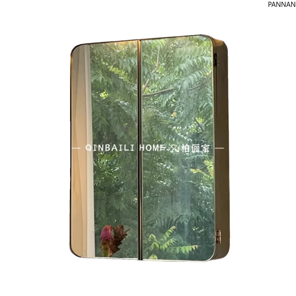 

Retro creative hanging mirror Internet celebrities hanging wall folding bathroom simple design home dressing mirror