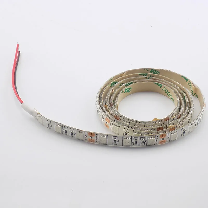 1M 2M 3M LED Plant Grow strip Light 5050 chip lamp waterproof DC 12V for vegetable flower Hydro indoor Greenhouse growbox tent B