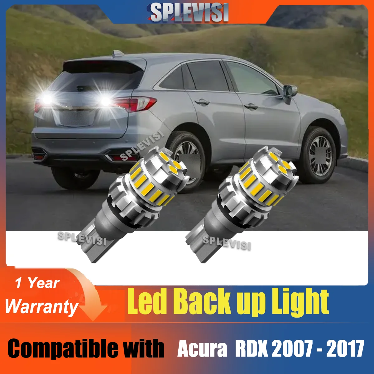 

W16W Reverse Light Backup Lamp 12V White For Acura ILX 2013 2014 2015 RDX 2007 2008 2009 2010 2011 2012 2013 2014 2015 2016 2017