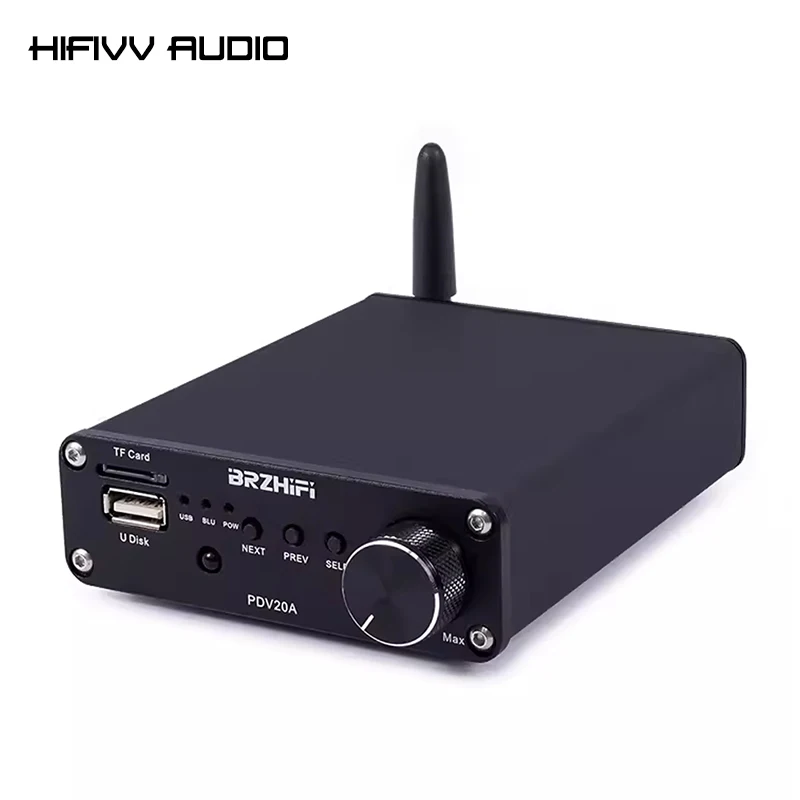 

50W*2 Hifi TPa3116 Home Desktop DIgital Power Amplifier Lossless Music Player With ES9018 Independent Decoding Bluetooth 5.3 Amp