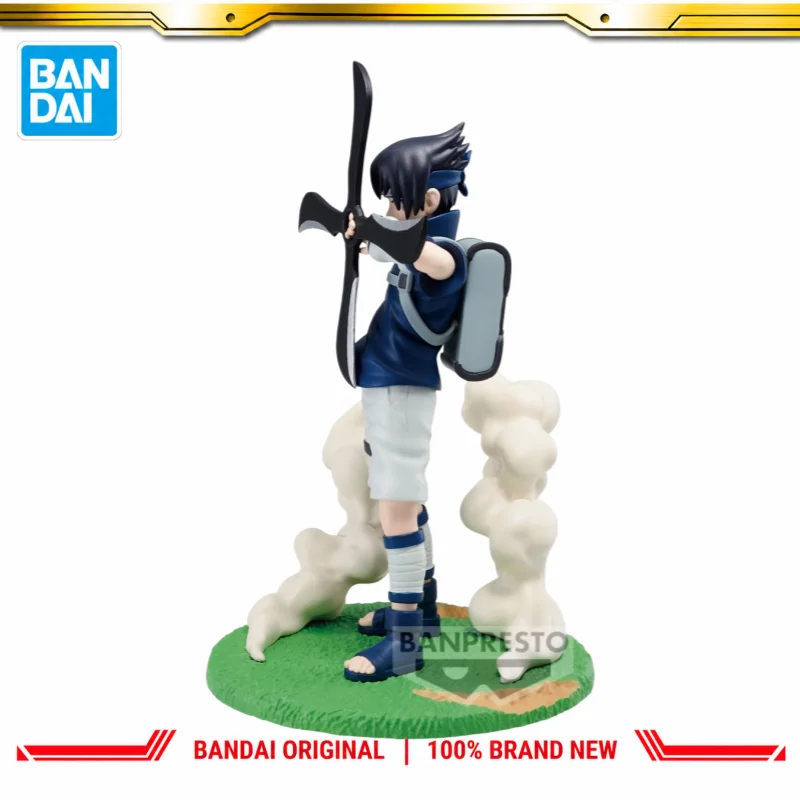 

In Stock Bandai Original Banpresto Naruto Uchiha Sasuke Action Figure Model Doll Brand New Boxed Anime Characters Toys Model