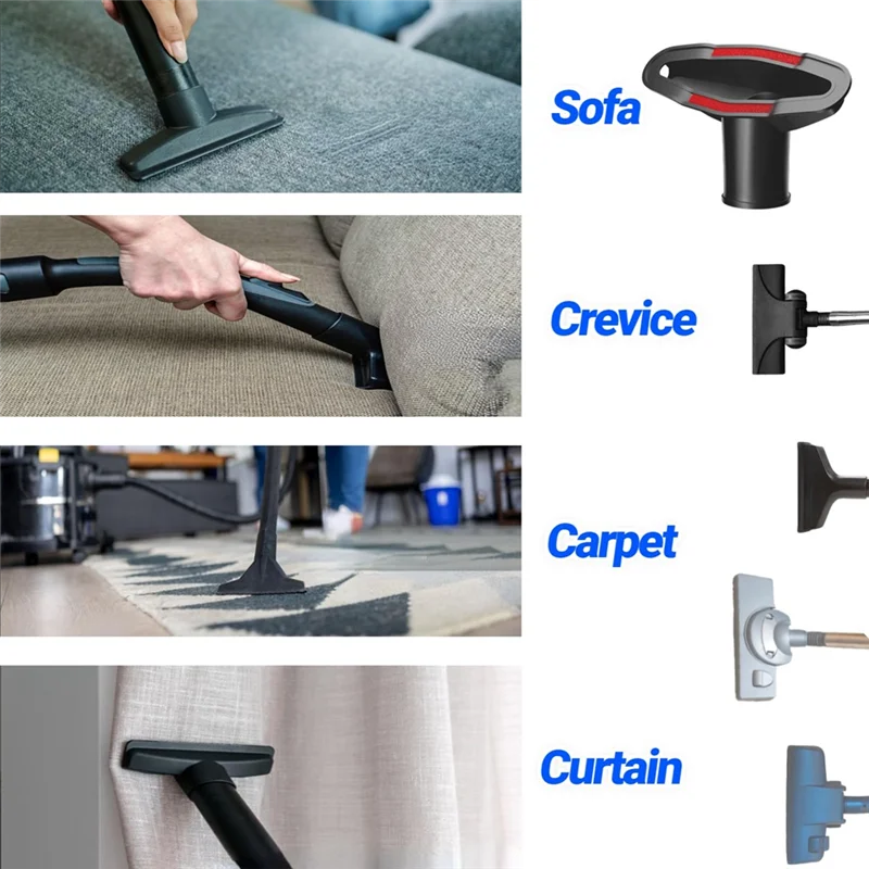 Стабильные мягкие вакуумные детали из щеток из конского волоса, переходники для шлангов от 1-1/4 дюйма до 1-1/2 дюйма