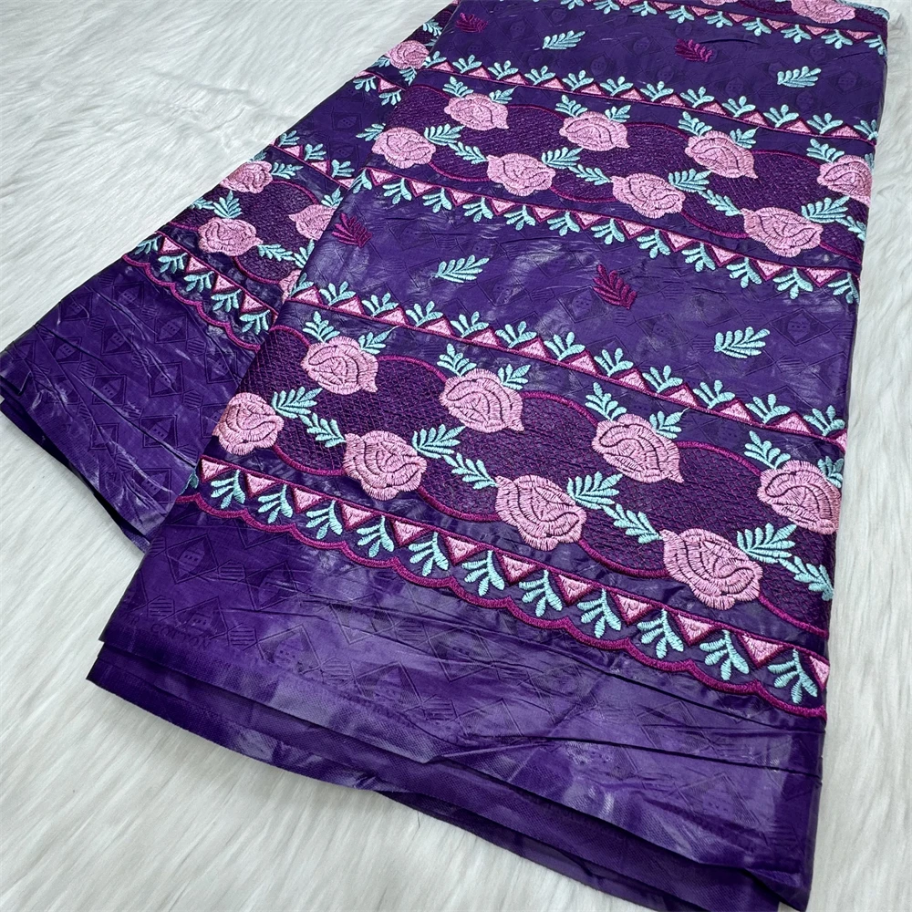 5-yardas-de-tela-de-encaje-africano-bazin-con-bordado-de-flores-tela-100-algodon-para-coser-ropa-diy-uniformes-vestidos-de-novia