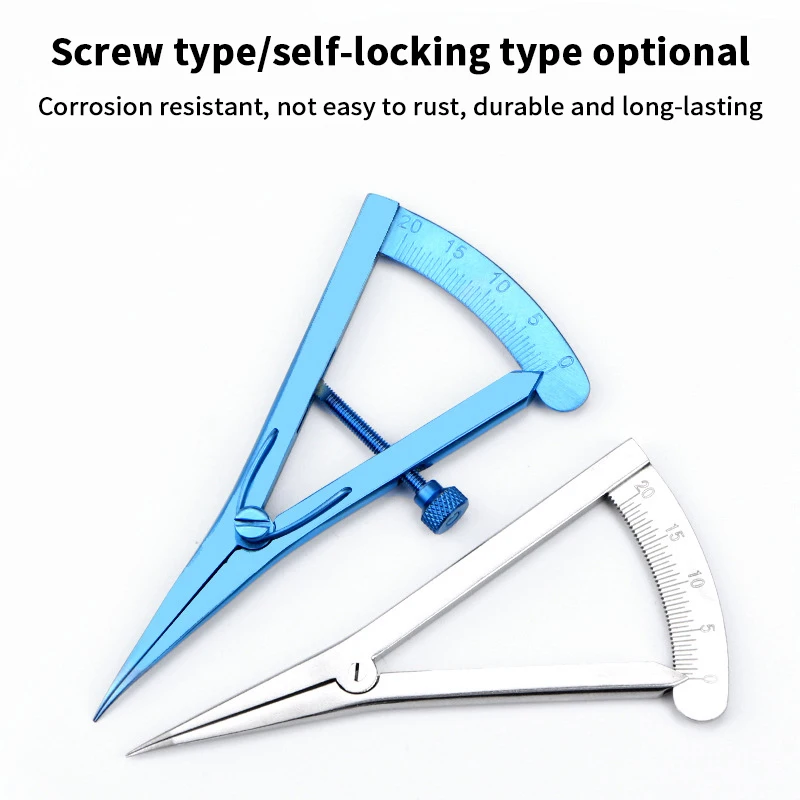 1Pcs Double Eyelid Surgical Instrument Buried Thread Positioning Designer Ophthalmology Compass Ruler Measuring Tool Makeup Tool