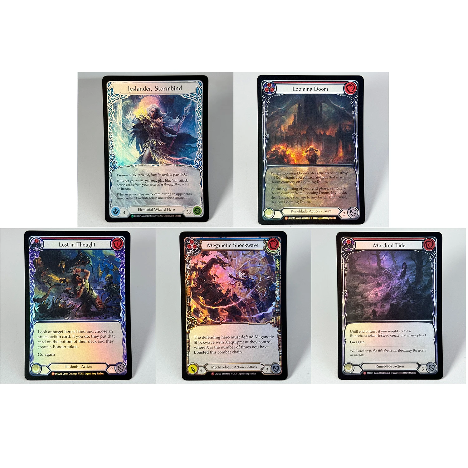 FAB Foil Proxy Game Cards Surgical Extraction Lost in Thought Mordred Tide Remembrance Dyadic Carapace Give and Take Collection