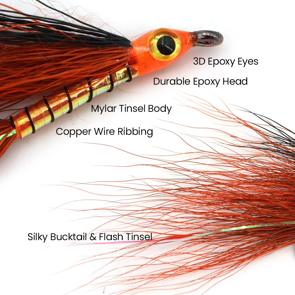 ICERIO # 6 Bucktail Minnow Str - 3D Printing Lure recensie en prijs