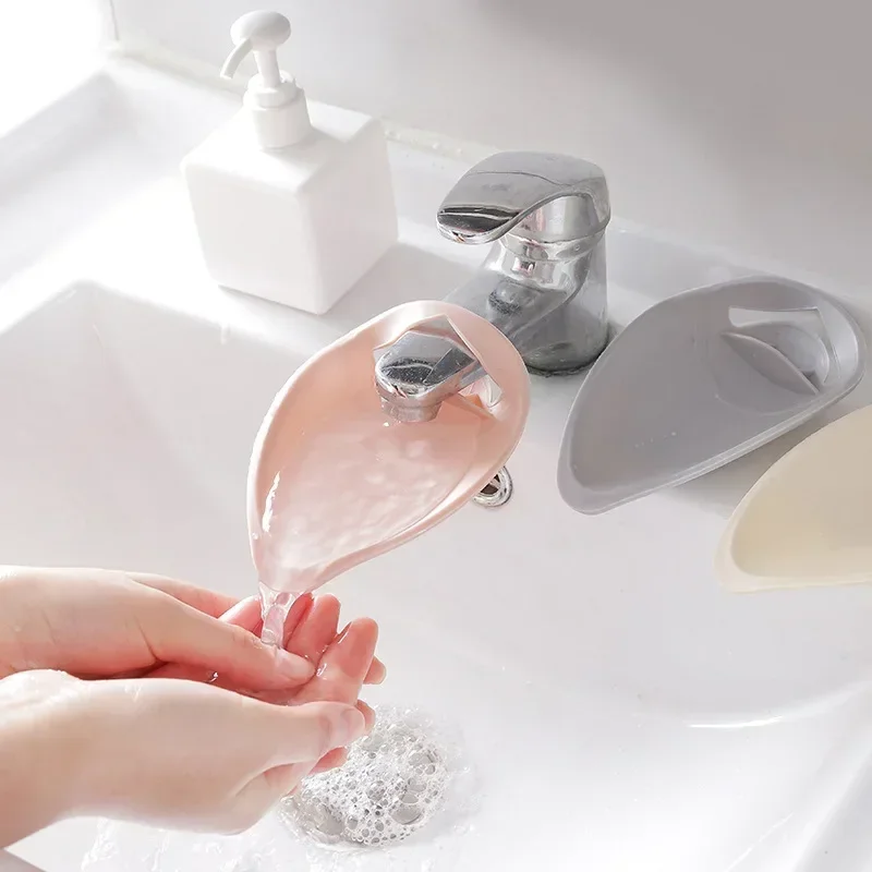 2185 Hand Washing Extender Children Hand Washing Aid Kitchen Faucet Guide Sink Splash Proof Extender