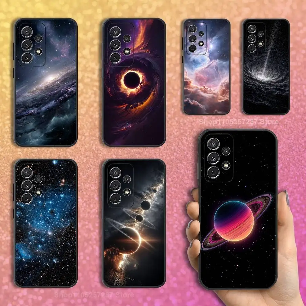 

Universe Art Space Galaxy Case For Samsung S21,S20,S10,Plus,S9,S22,S25,Ultra,S24,S23,FE,Lite,Soft Silicone Black
