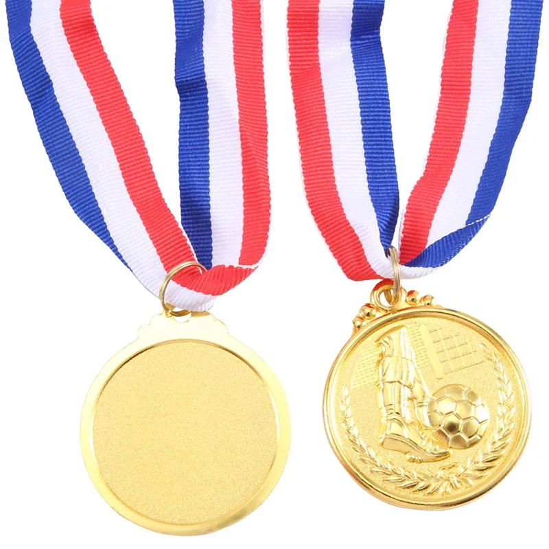 Football Cup Medal Award Medals Awards Student Party Gifts Soccer Metals Award Winner Medals Gold Winner Award Medals 12 Pcs