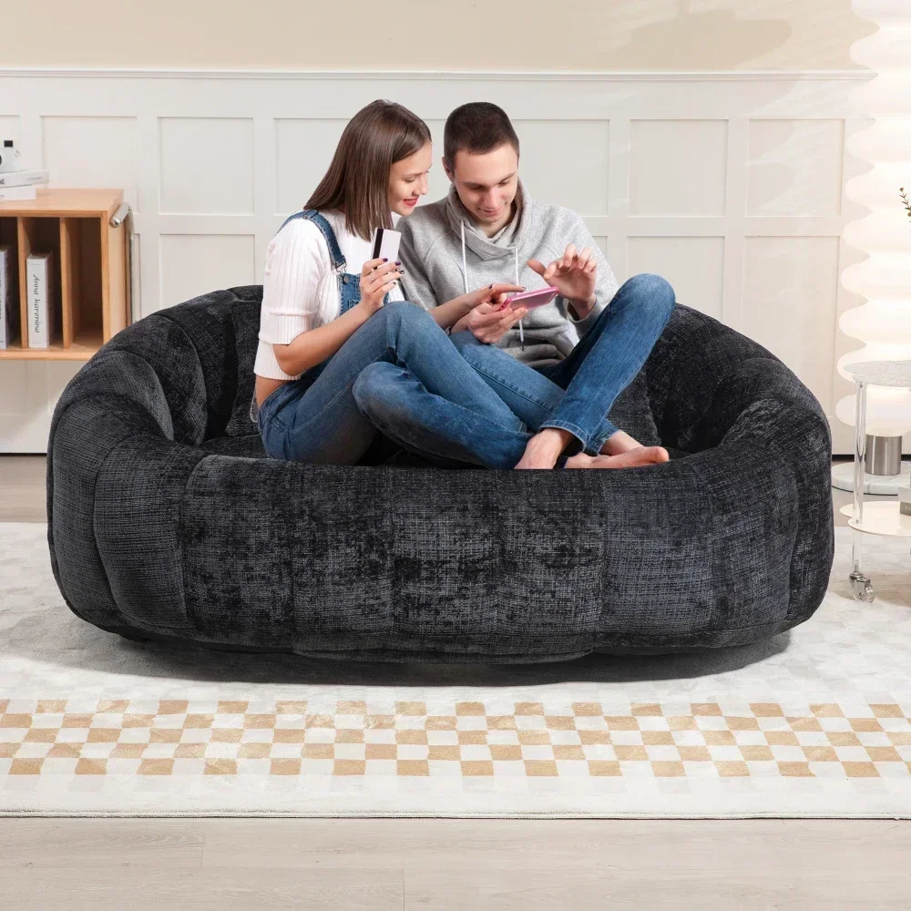 Bean Bag Lazy Sofa Durable Comfort Lounger High Back Bean Bag Chair Couch for Adults and Kids Accent Floor Soft Lounge Chair