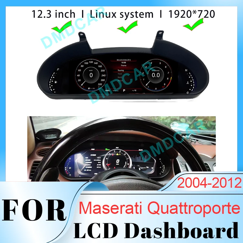 

Virtual Cockpit Speedometer Instrument Cluster Car LCD Digital Dashboard Panel For Maserati Quattroporte 2004 -2012