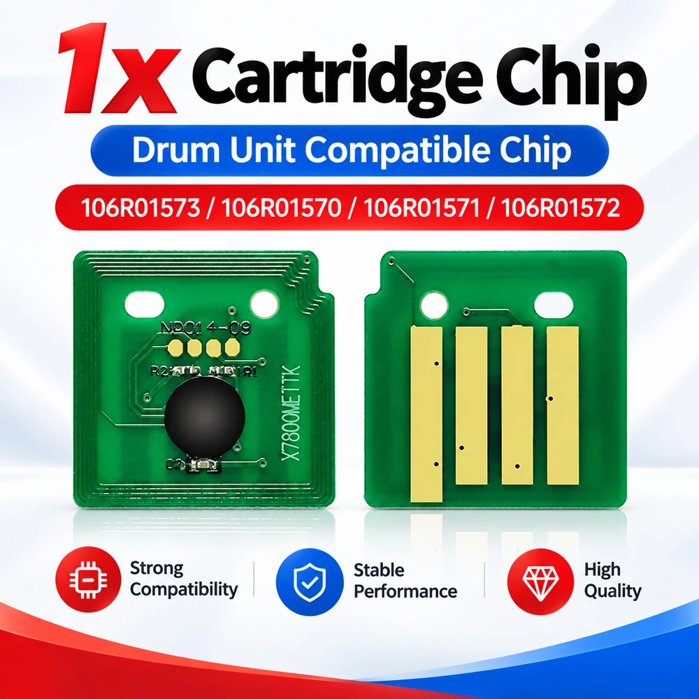 1x Toner Cartridge Chip for Xerox Phaser 7800 Drum Unit Chip for 106R01573 106R01570 106R01571 106R01572