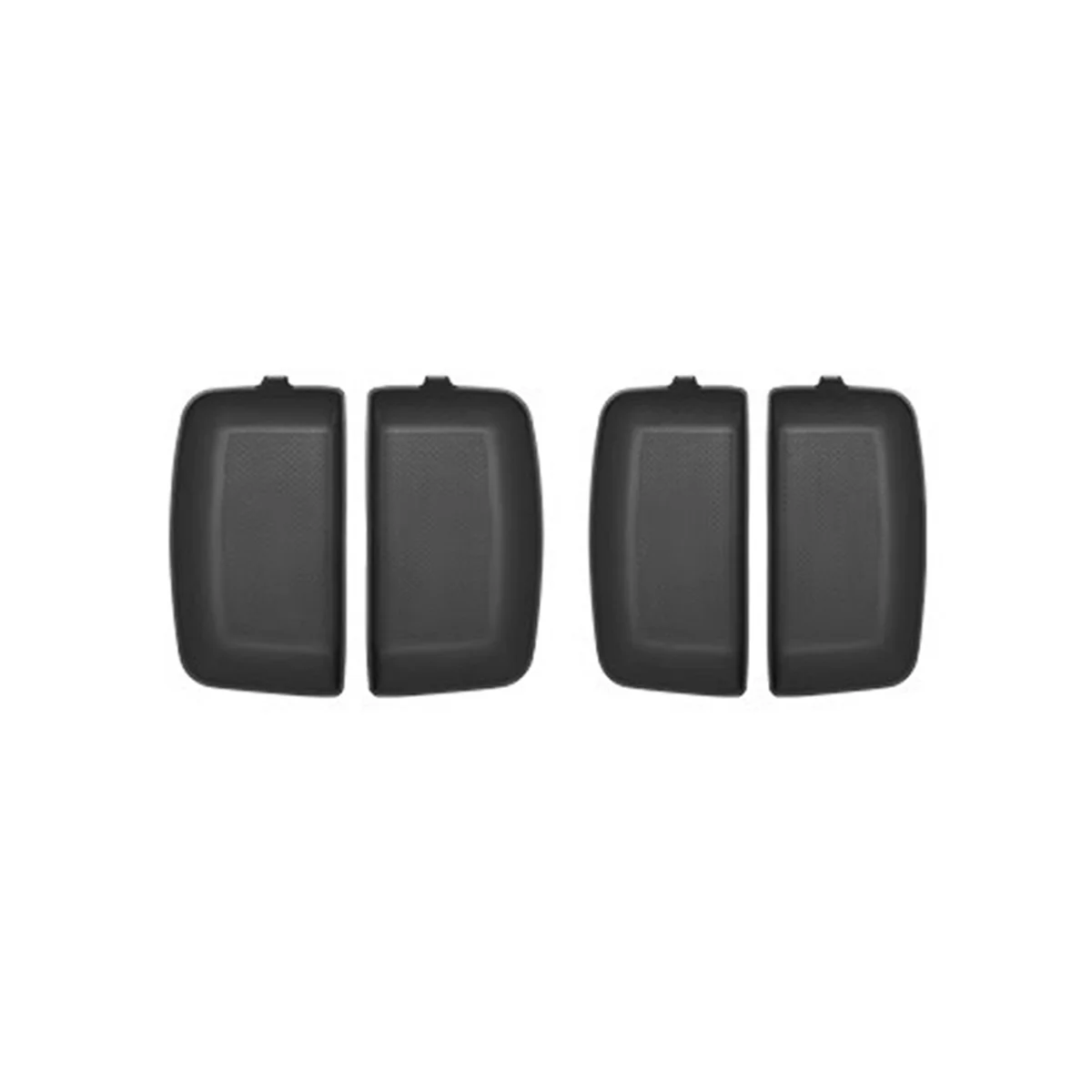 

For Lixiang 2022 2023 L7 L8 L9 Car Door Handle Silicone Storage Pad Door Slot Protective Pad Accessories,Black