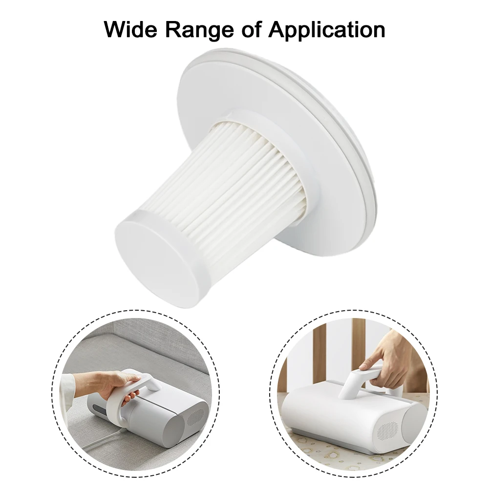 

Durable Filter Cleaner Replace Set Supplies Sweeping Two PCS Washable White Cleaning Household Mite Eliminator