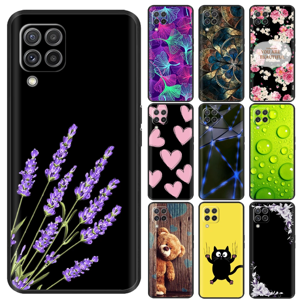 For Samsung A22 Case A22 4G 5G Back Cover Silicone Case For Samsung A12 A 12 SM-A125F a125f Case Cover Galaxy M12 M127F Fundas