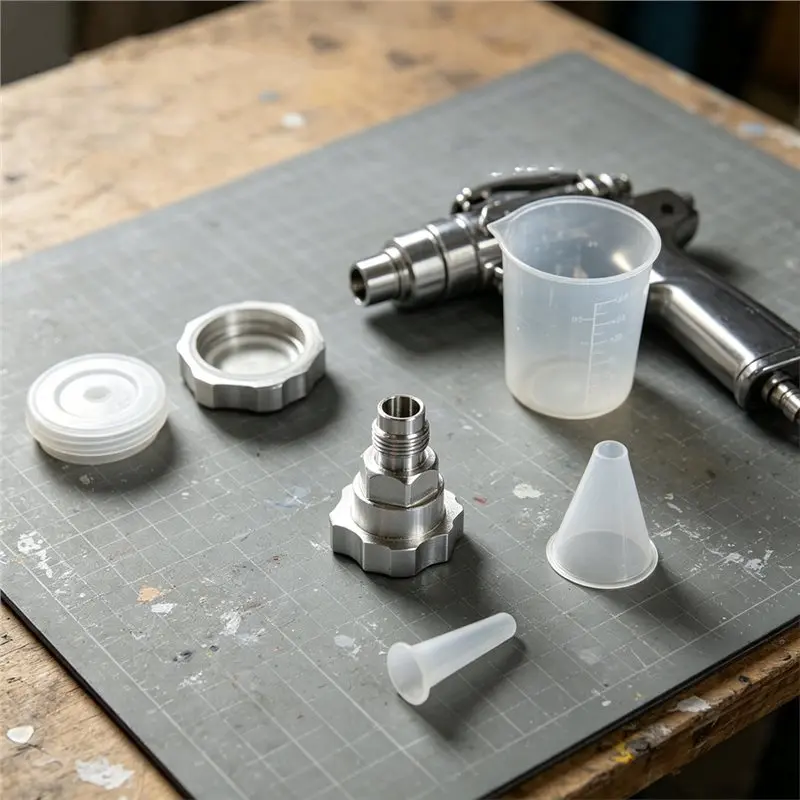 TKOH-Aluminum Alloy Adapter Connector Adapter For Iwata