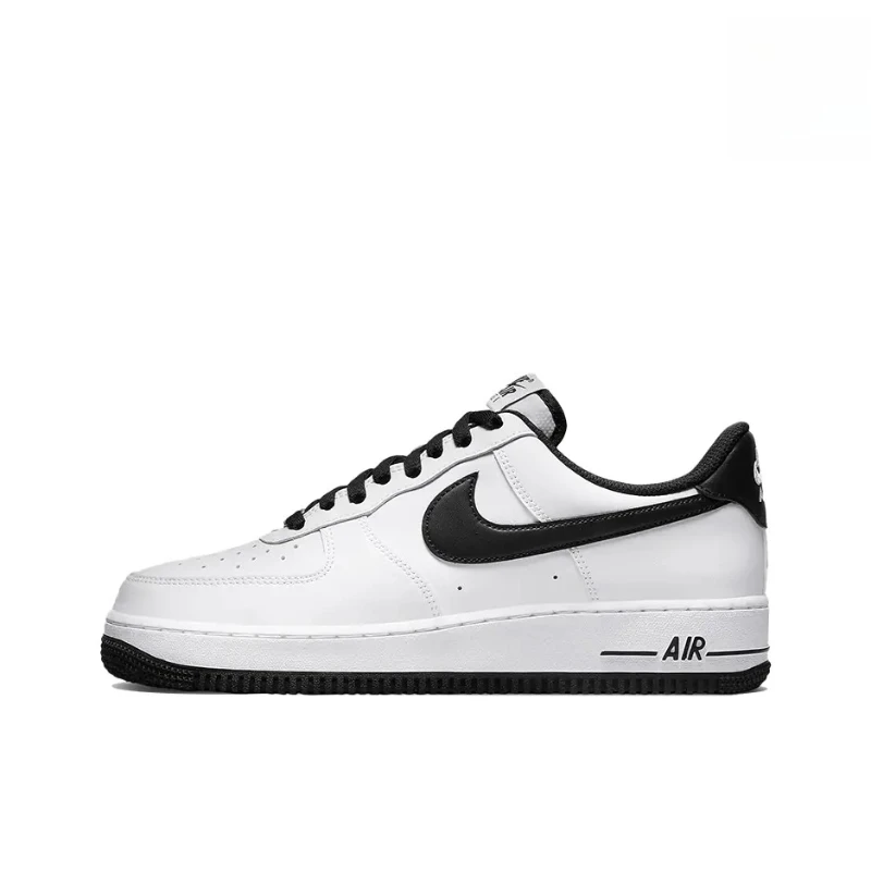 

Nike Air Force 1, белые/черные/мужские и женские кружевные туфли с круглой головкой, сезонные туфли из искусственной кожи, DH7561-102