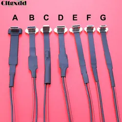 C타입 마이크로 USB 커넥터, FPC 2 핀, 3 핀 W, 저항 R1 소프트 플랫 케이블, 수 충전 케이블, 휴대폰용 고속 충전 와이어 연장