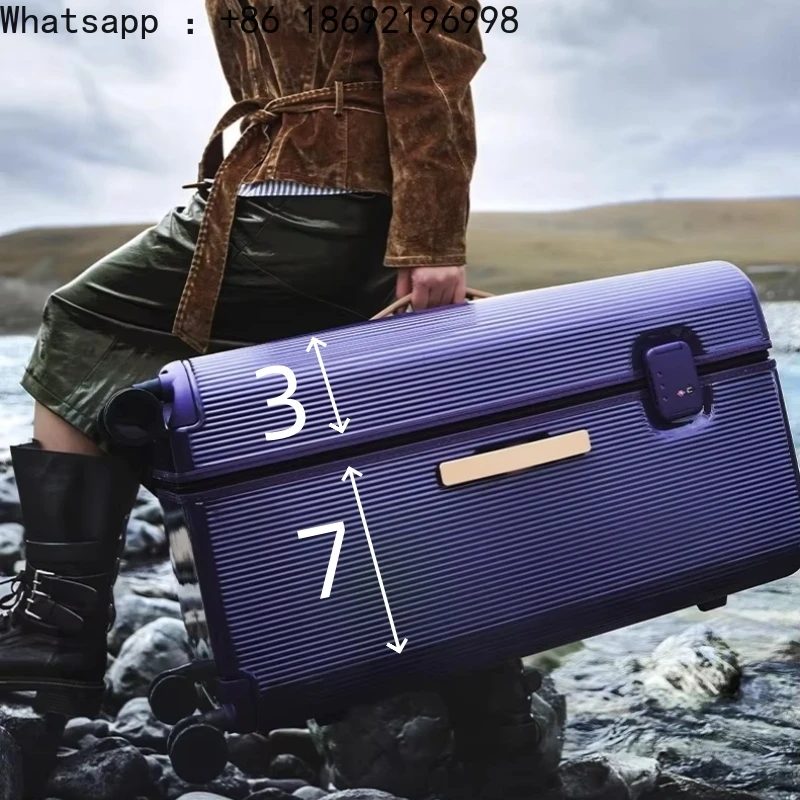 30inch Large Capacity Suitcase Widening 3:7 Case High Quality PC Material Rolling Luggage with TSA Lock Travel Trolley Bag 26