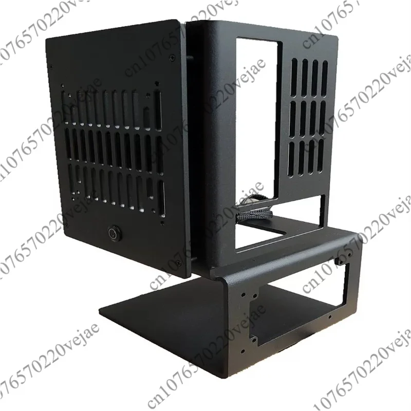 Mechanical Cool JXK-J1 Personalized Water Cooled Computer ITX Chassis All Aluminum Open Vertical Mini SFX ATX Power Supply
