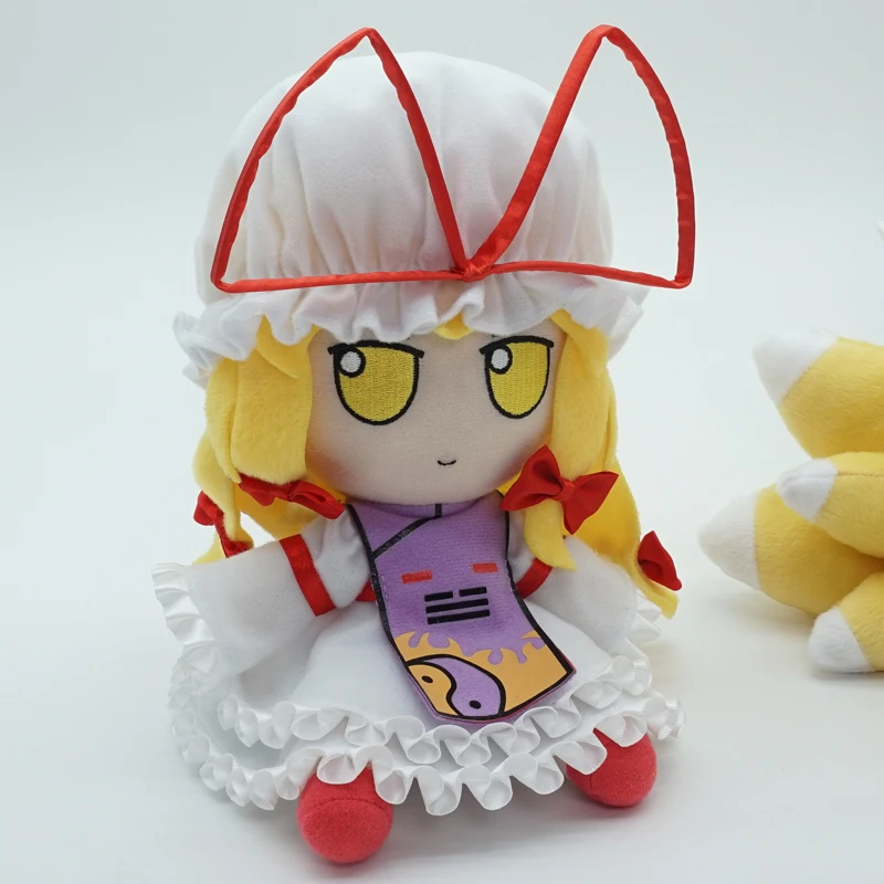 Anime TouHou Project Fumo Yakumo Yukari Cosplay Cute Figure Doll Plush Stuffed Sitting Dolls Girl Toy Kawaii Plushie Gifts