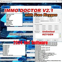 2024 IMMO DOCTOR V2.1 MULTI BRAND With Unlimited KEYGEN Immo Off Immo Delete Software for sim2k MT38 ME 17.9.2 17.9.8 MED17.9.8