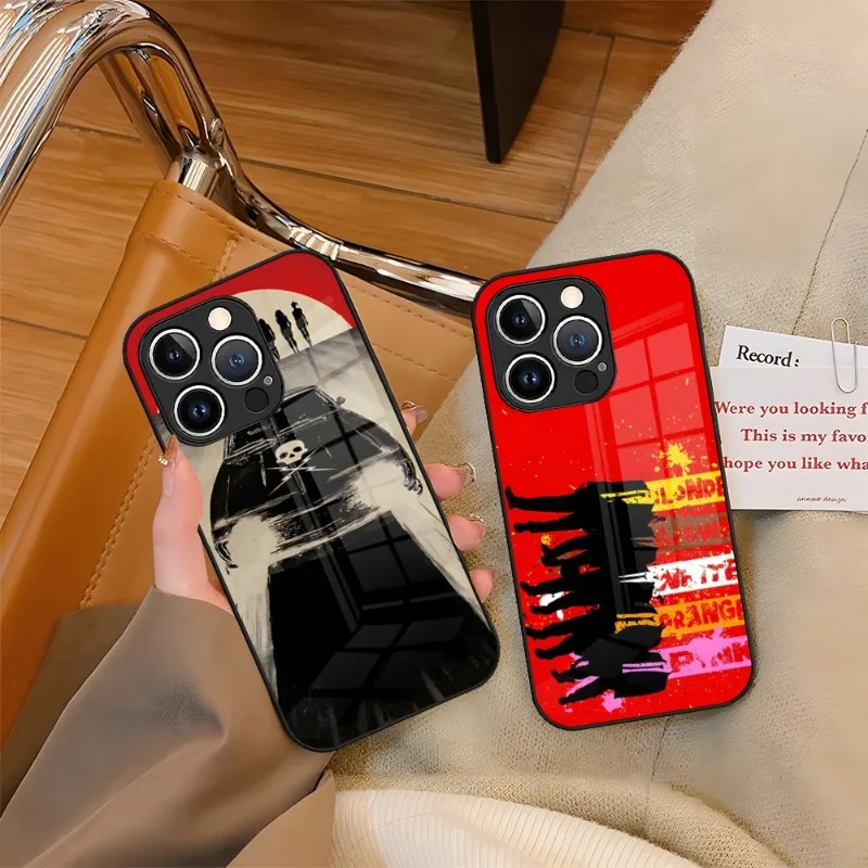 Quentin Tarantino Movie Phone Case Tempered Glass For IPhone 13 14 12 15 11 Plus Pro XS Max Mini X XR 8 7 6s SE2020 Cover