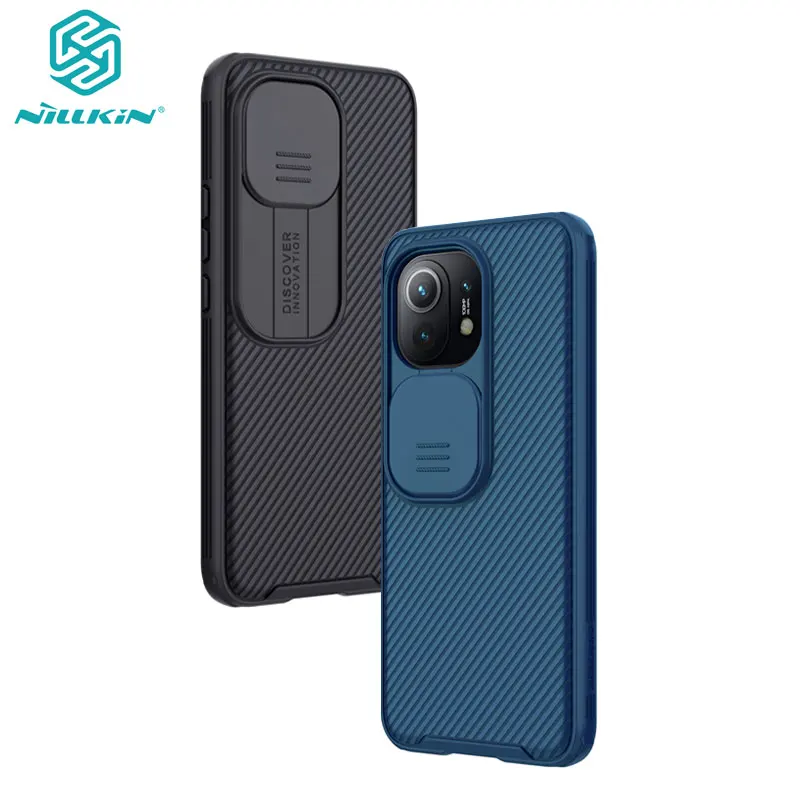 for Xiaomi Mi 11 Lite Case Nillkin Slide Lens Camera Protection Cover for Xiaomi Mi11 Mi 11 Ultra 5G 11i 11x 11T Pro Case