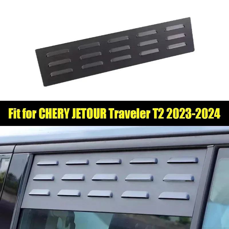 

New! Car Window Shutter Ventilation Visor Suitable for Jetour Traveller T2 2023 2024 Car Door Ventilation Window Rain Shield Par