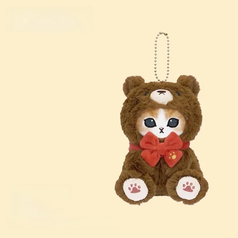 毛皮のようなぬいぐるみクマサメ猫のおもちゃペンダント白パンダフシャンディバッグアクセサリー女性のスタイル吊り下げ装飾ギフト