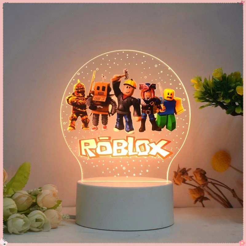 Roblox Figure Game Peripheral 3D Night Light USB Bedside Lamp Anime Home Decoration Convenient Gift Toy - view 2