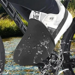 2 pieces Winter Cycling Shoe Covers Bike Overshoe Waterproof MTB Road Bikes Lock Shoes Shoe Protector Cover Cycling Accessories