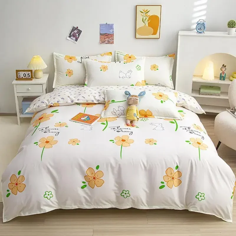 1pcs cute pattern adult and children's duvet cover 200x230 cute cartoon printed down duvet cover AB double-sided duvet cover