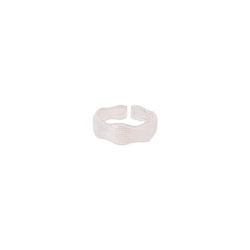 VENTFILLE 925 Sterling Silber Zuckerguss Geometrie Ring für Frauen Textur Unregelmäßige Perle Einstellbare Schmuck Geschenk Dropshipping – Detail 11