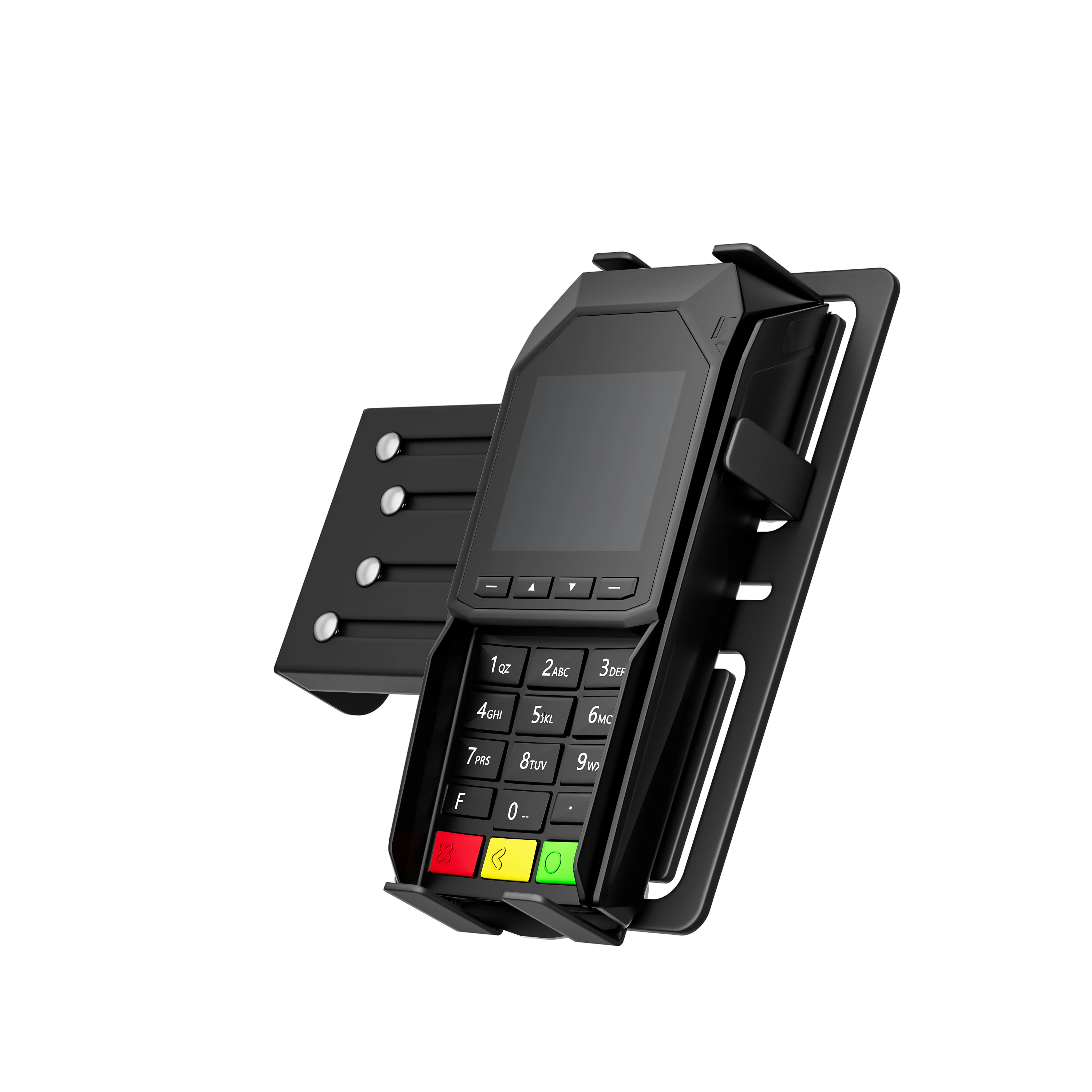 

Slim design floor rack touch screen kiosk, printer scanner self-service kiosk with food order payment kiosk