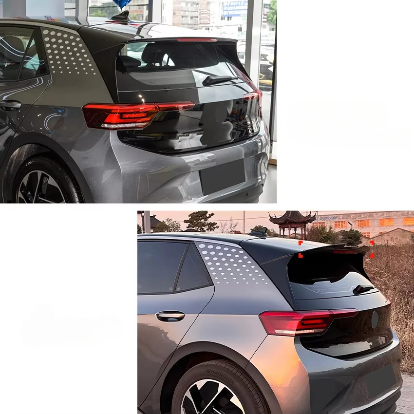 

Подходит для Volkswagen ID.3 2019 + внешняя модификация верхнего крыла и хвостового спойлера
