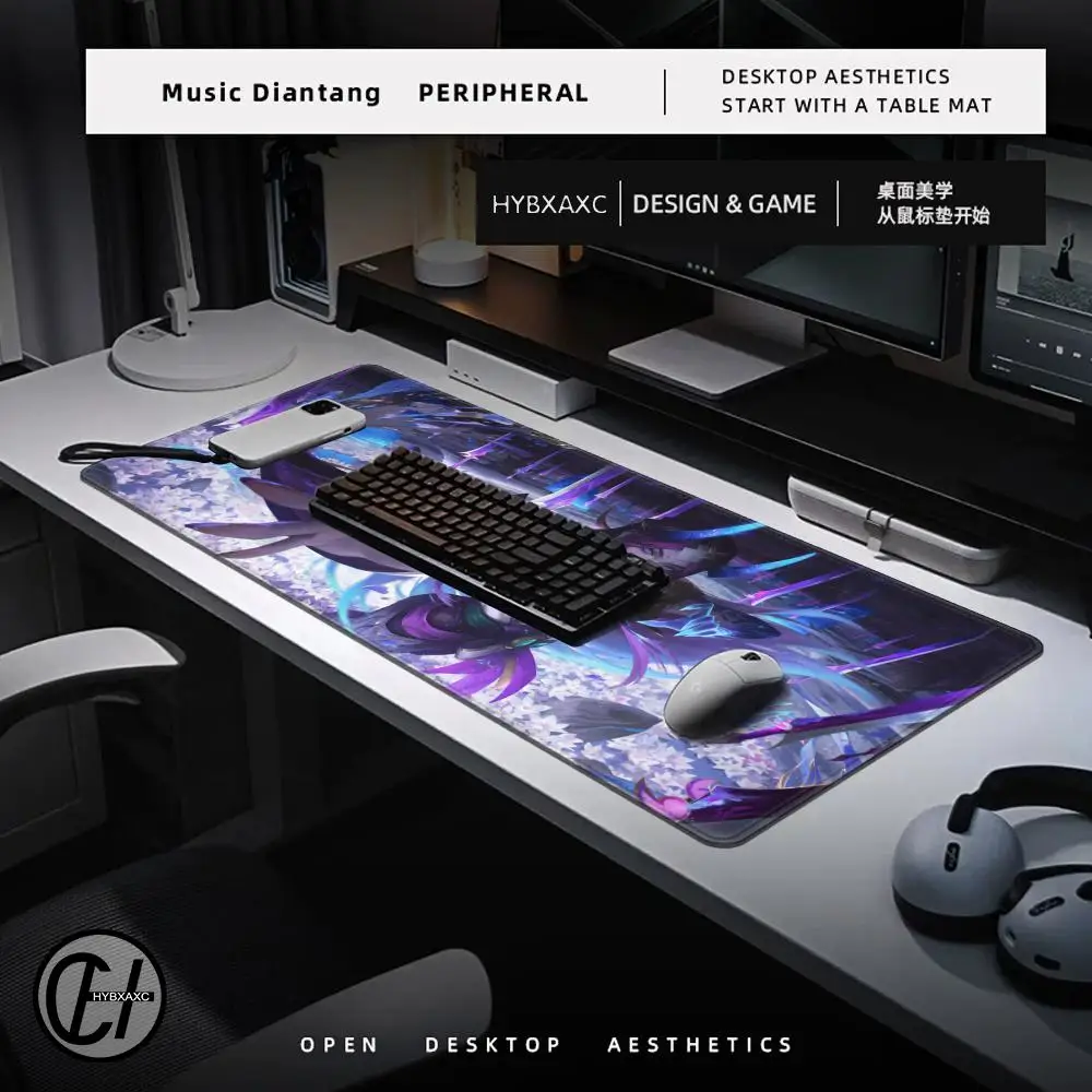 Alfombrilla de ratón de escritorio Irelia para videojuegos, alfombrilla para teclado de Anime Girl Gamer, accesorios para PC League Of Legends, alfombrilla de escritorio, alfombra de juego