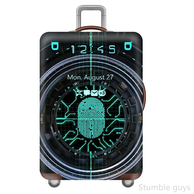 

Elastic Travel Suitcase Cover Protective Dustproof Washable Luggage Protector Durable Accessory For Airplane 18-32 Inch