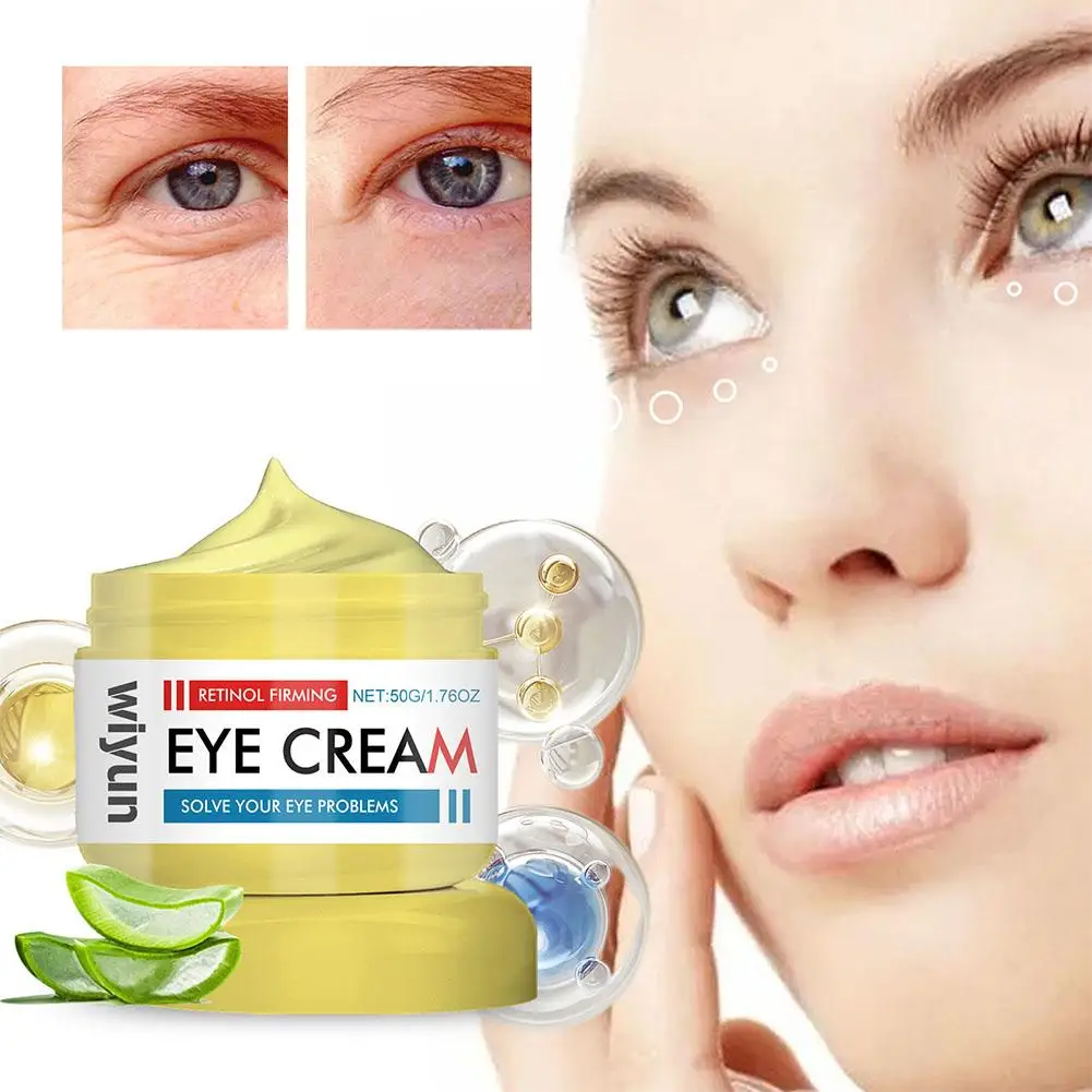 Retinol Firming Eye Cream Improves Eye Problems Lighten Dark And Cream Circles Fine Anti-wrinkle Lines Eye Moisturizing V9m4