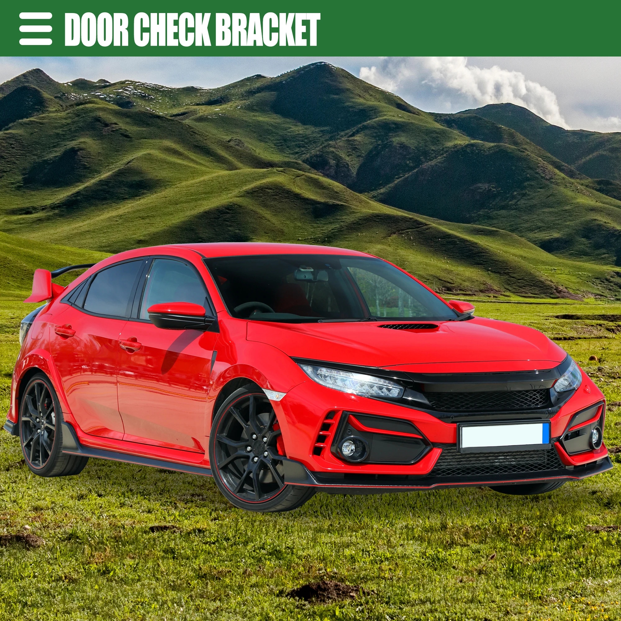 

X Autohaux 2 шт. ремень для проверки двери в сборе для Honda Civic 2006-2011 No 72380SNEA01 черный