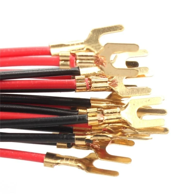 Set Of 10Pcs 23cm Long Clip Wires Electricity Experiment Testing Current Test Leads For School Labs